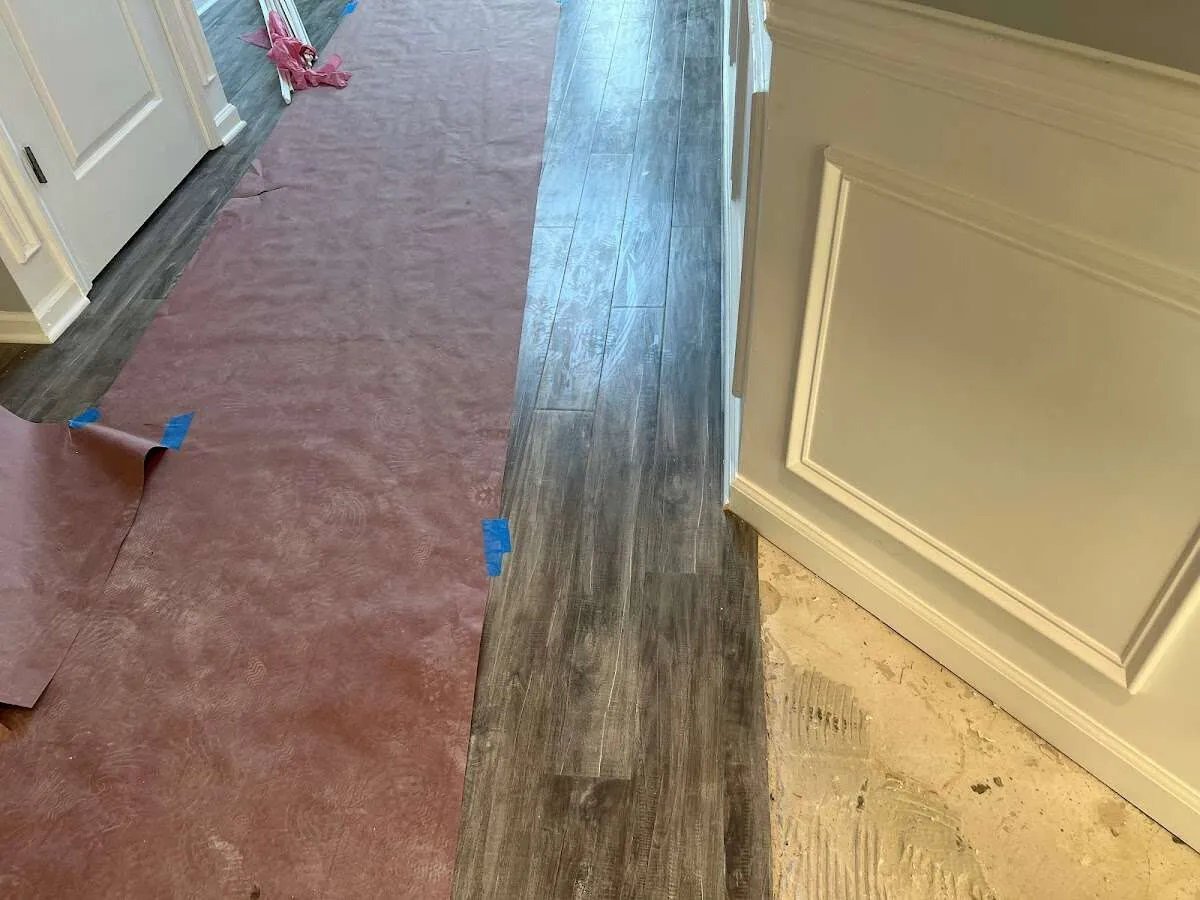 Completed marble shower restoration in South Hill